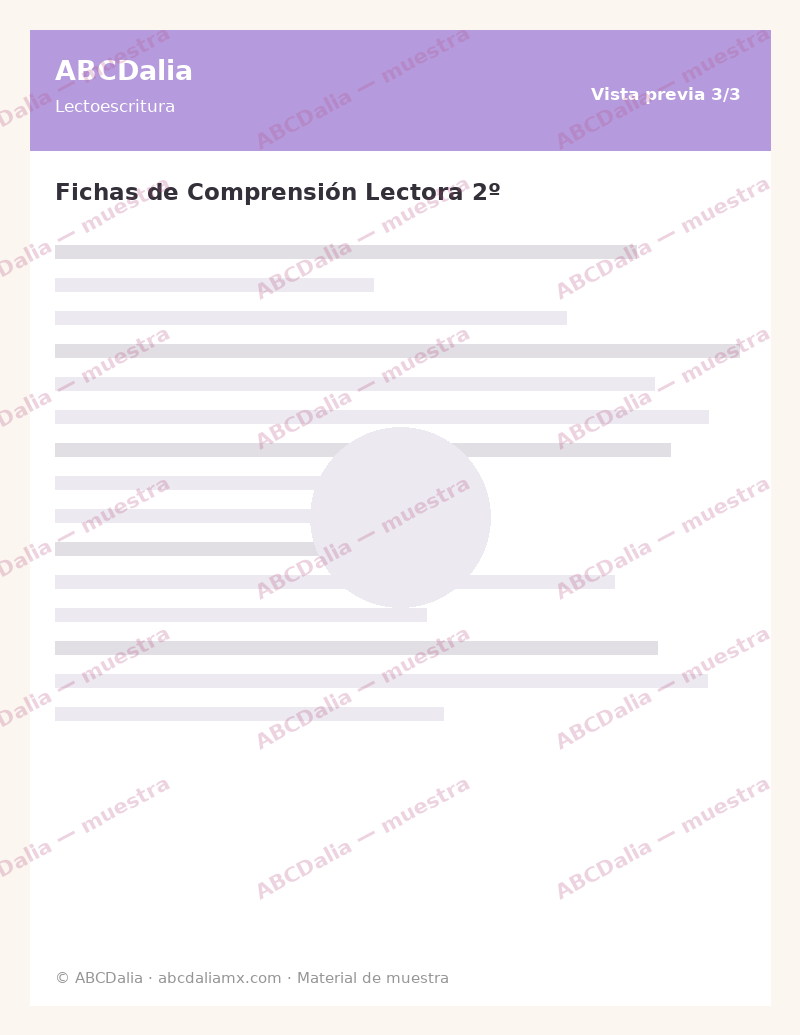 Fichas de Comprensión Lectora 2º - Image 4