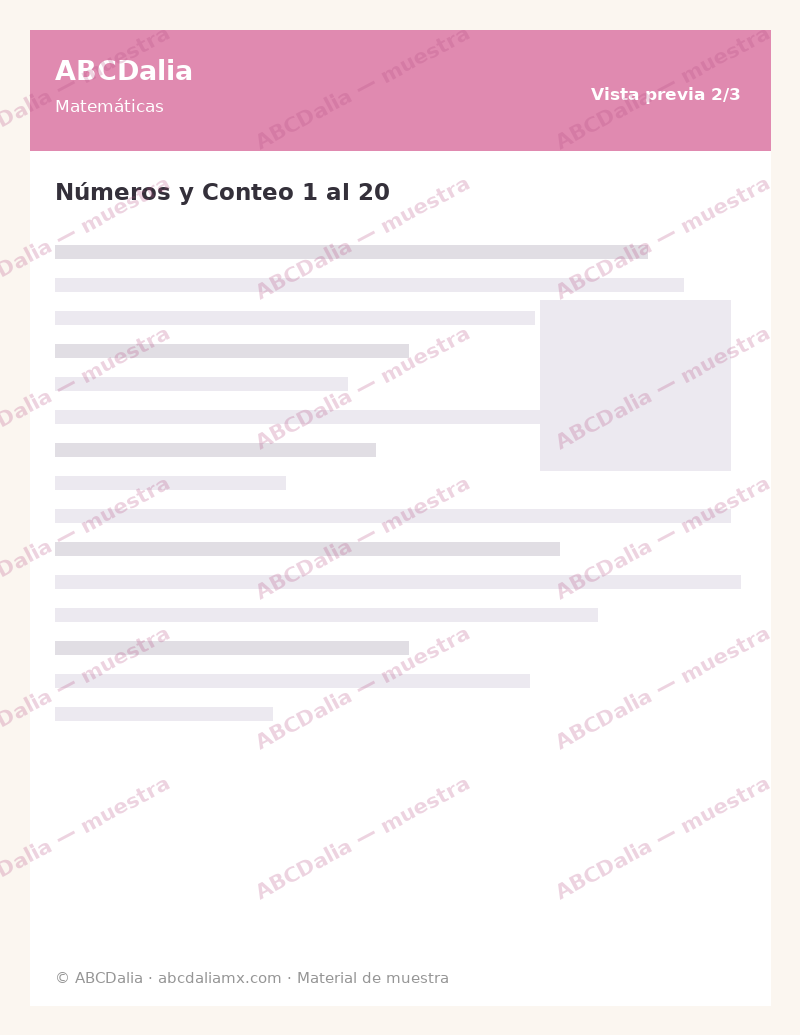 Números y Conteo 1 al 20 - Image 3